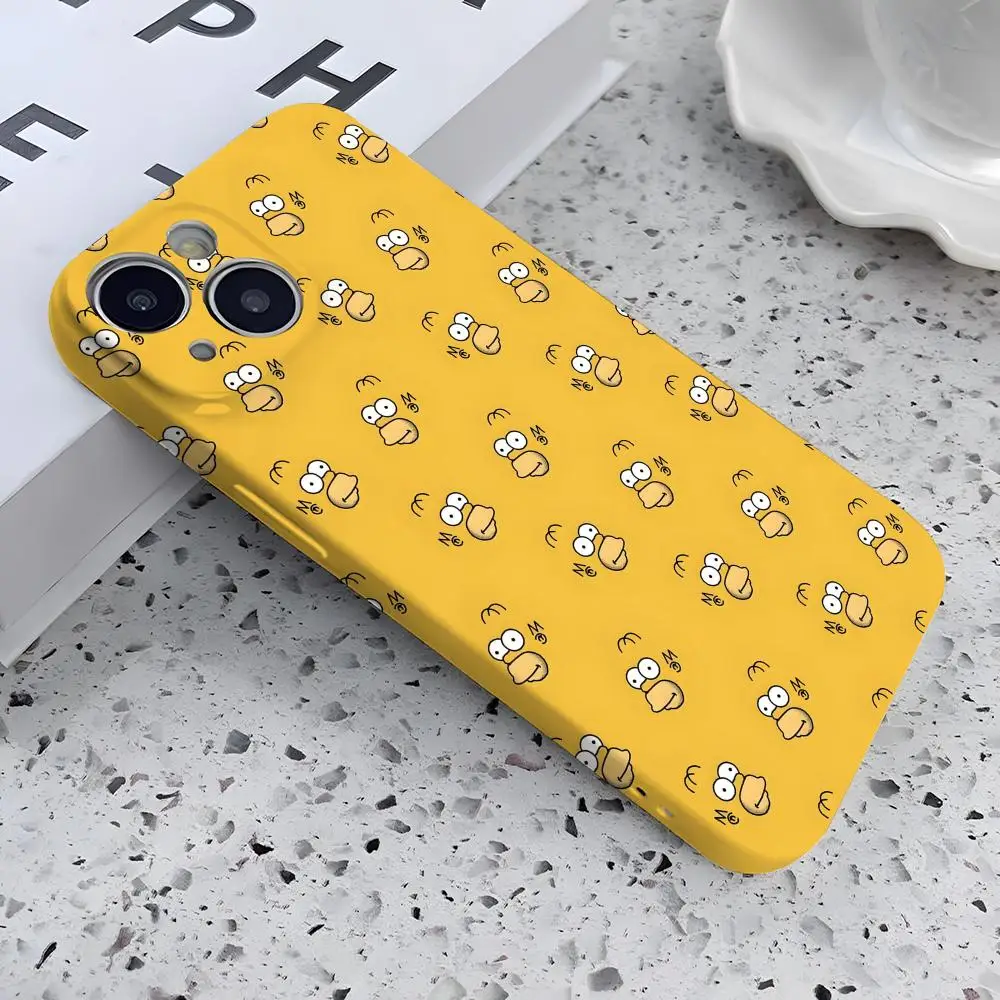 Whimsical Cartoon Simpsons Phone Case | All-Inclusive Tough Personalized Cover