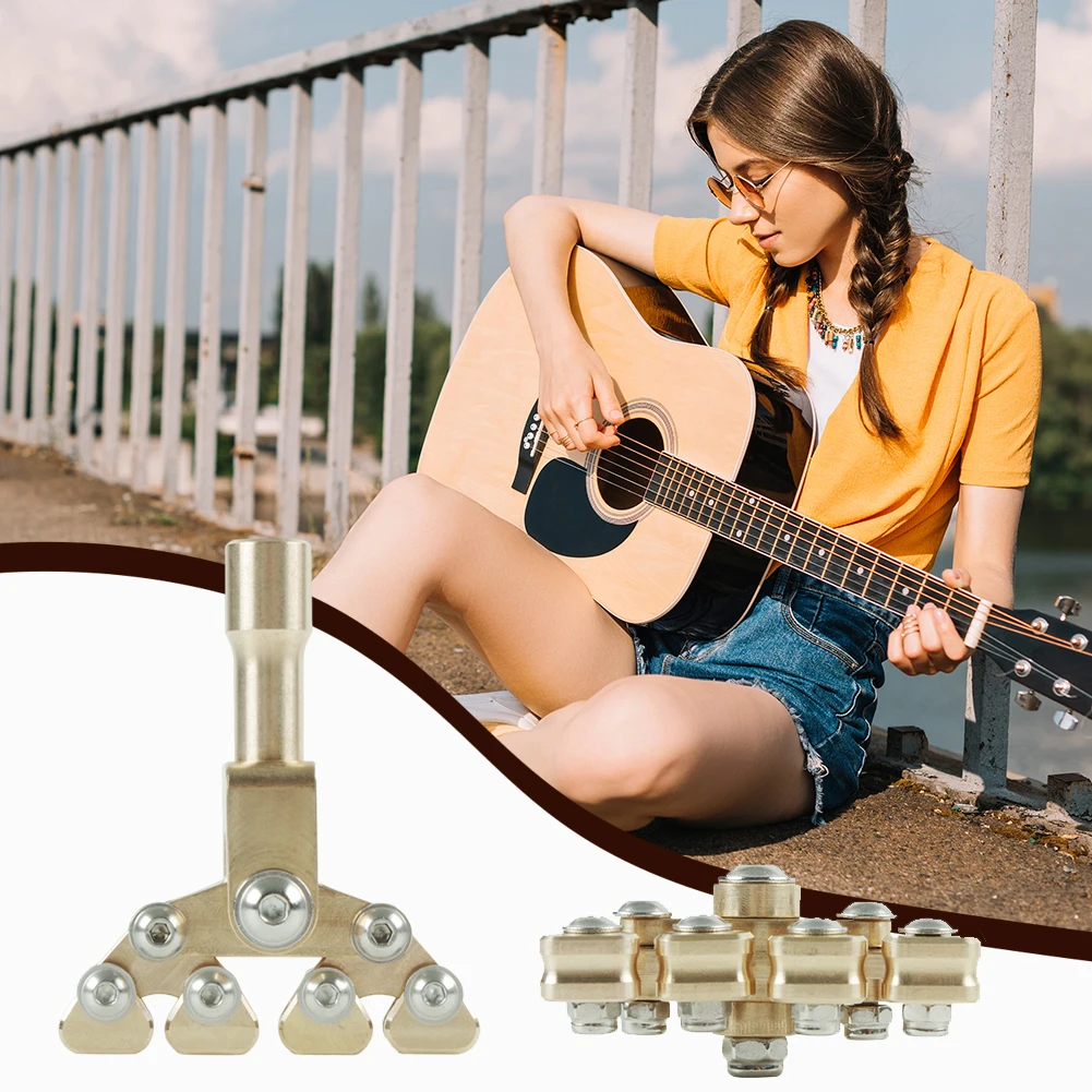 Guitar Fractal Fret Press Tool Luthier Repair Tool Guitar Fractal Pusher for Various Electric Acoustic Guitar String Instruments