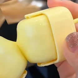 Washable & Portable Lint Roller - Pet Hair & Dust Remover for Fabrics and Upholstery (YELLOW)