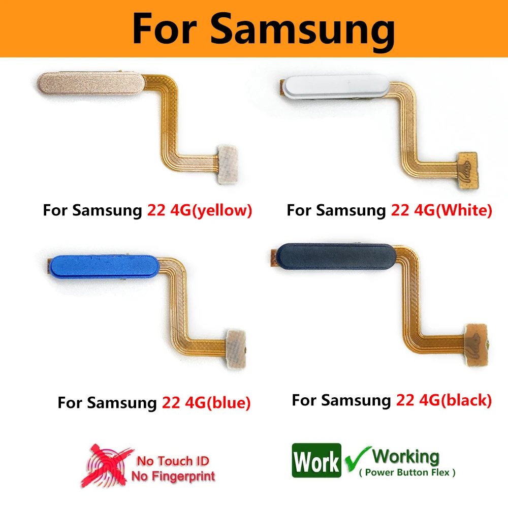 

Volume Button Power Switch On Off Key Ribbon Flex Cable For Samsung A22 4G / A22 5G Replacement Parts