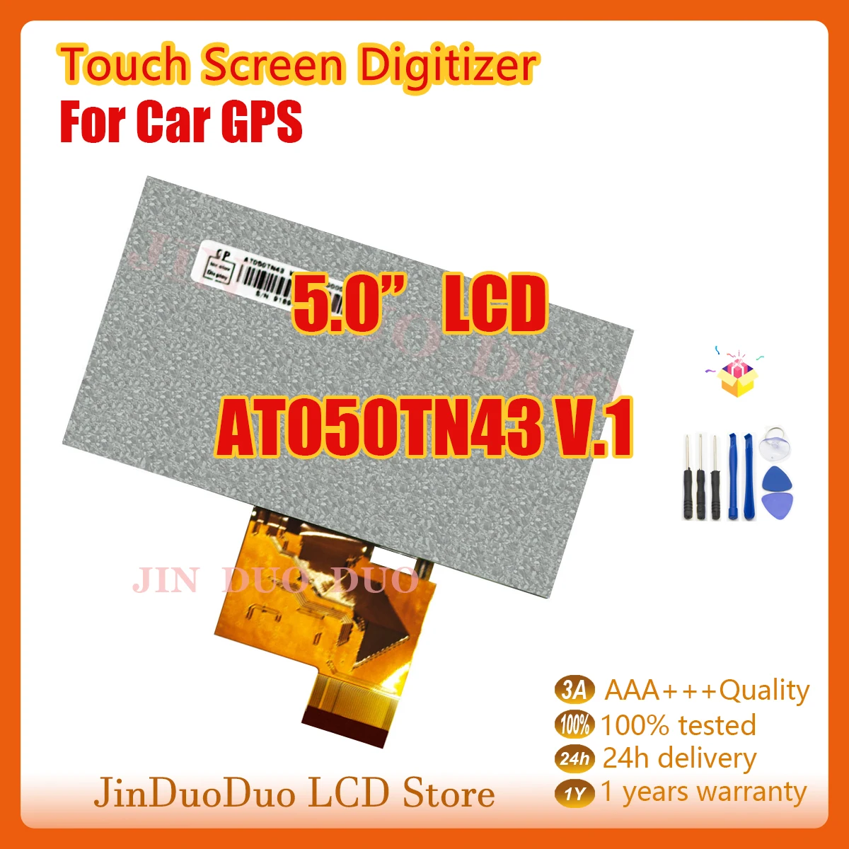 2 Pz 5.0 "Originale Per Display Lcd Display Display Digitalizzatore Per Auto Dvd Gps Display Muslimex 800X480 Sostituzione Rgb