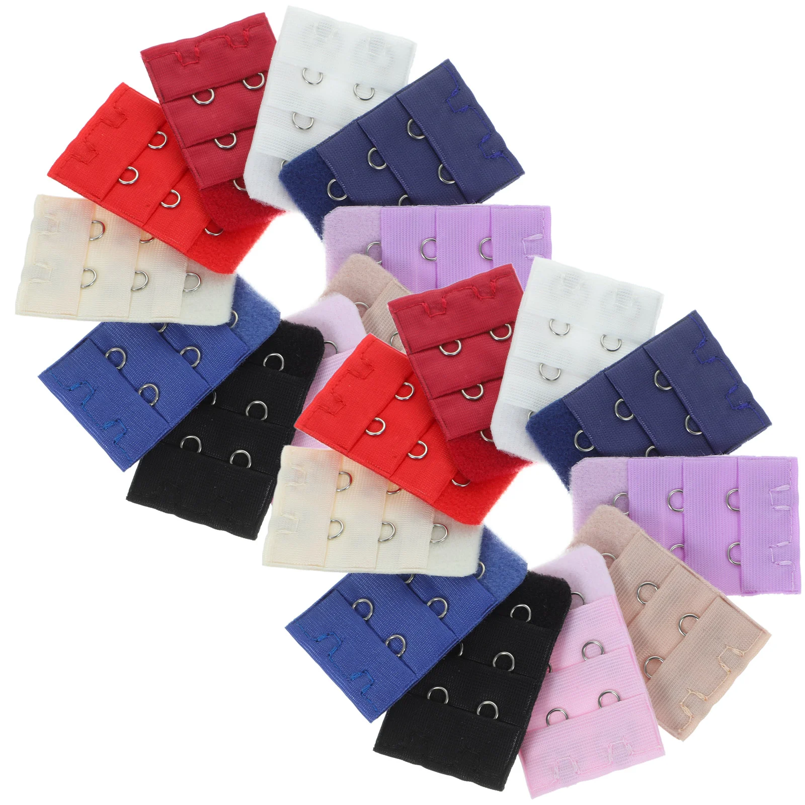 

20 Pcs Hooks Women Extender Extension Buckle Chest Strap Women's Miss Button