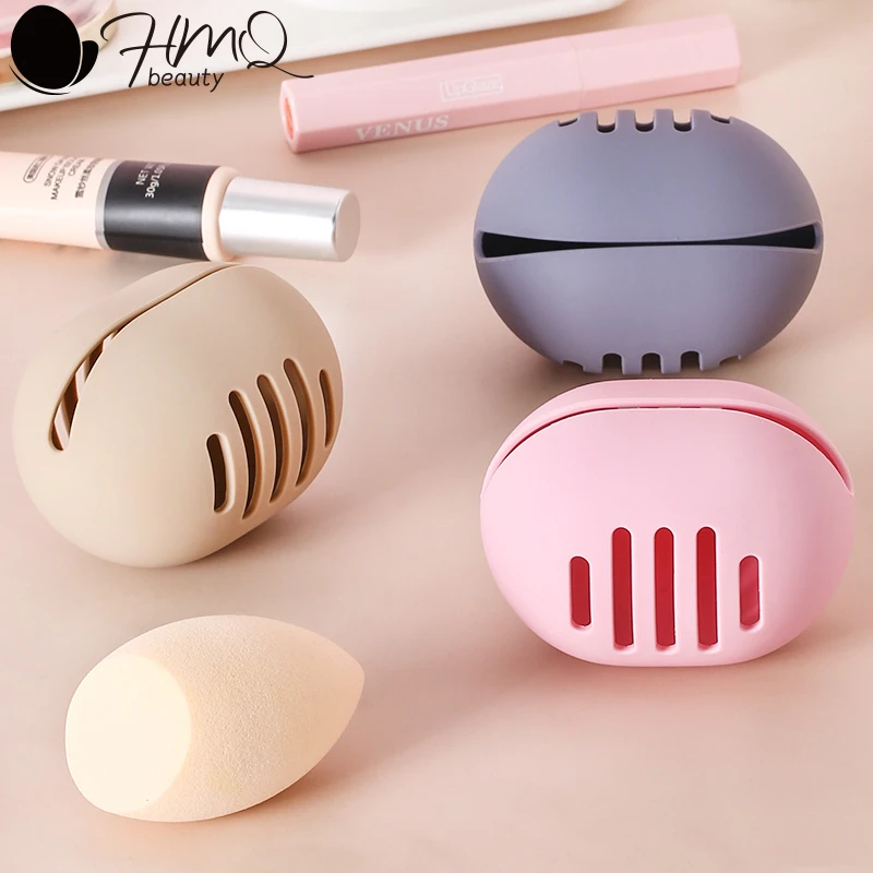 1Pcs Makeup Sponge Holder Eco Friendly Silicone Multi hole Beauty