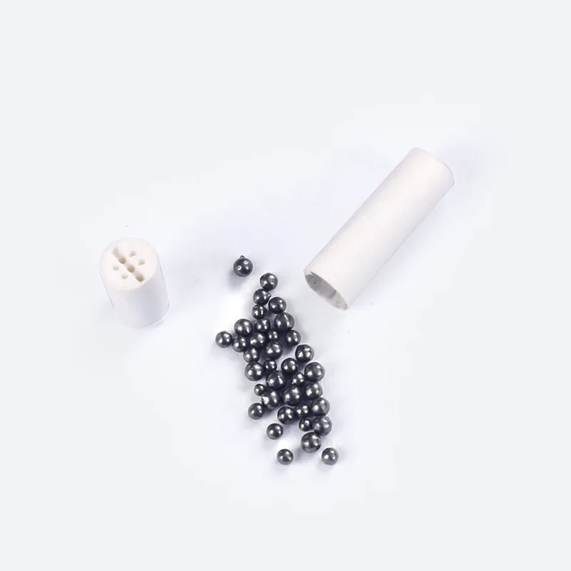 50Pcs Tobacco Smoking Pipe Filters 6mm Activated Carbon Tube Paper Filter Double Ceramics Sided Smoking Active Charcoal Tools tobacco smoking accessories smoking pipe filters
