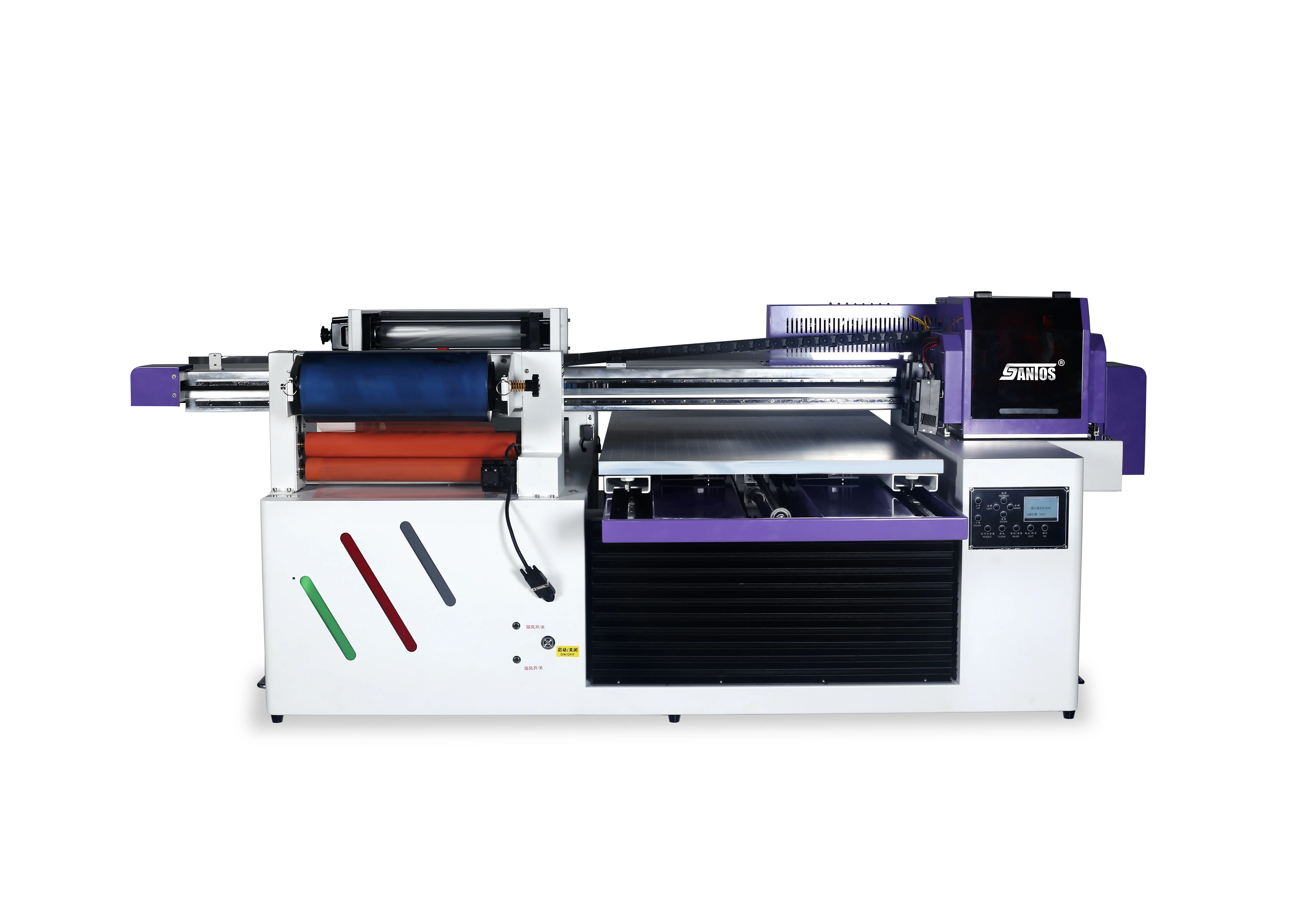 핫세일 UV 평판 및 롤 프린터 6090 (I3200u1 Xp600 헤드 장착) 2 in 1 60*90cm UV 평판 인쇄기