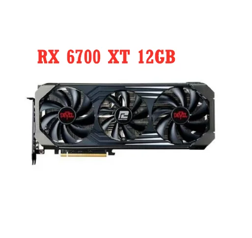 

PowerColor For AMD RADEON RX 6700 XT 12GB Red Devils Graphics card RX6700 XT RX6700XT RX 6700XT