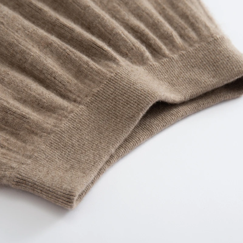 Cashmere skirt side view