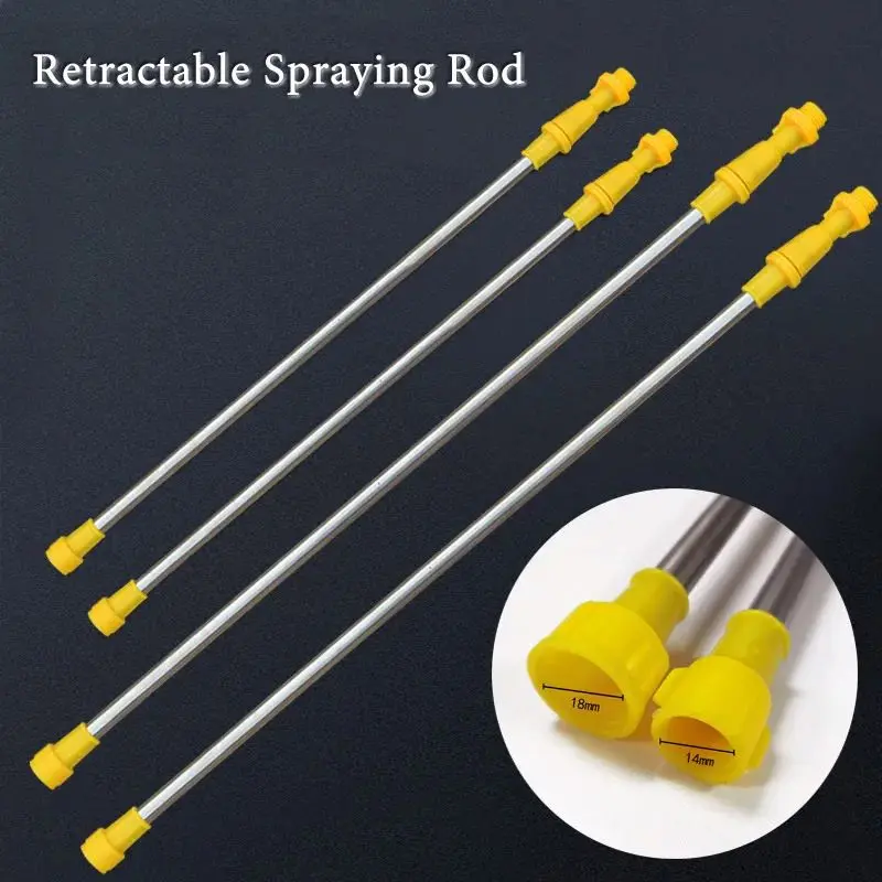 Hand Pressure Sprayer Retractable 0.45-0.8m Spraying Rod For Outdoor Garden Pesticide Spray Tree Watering Can Accessories