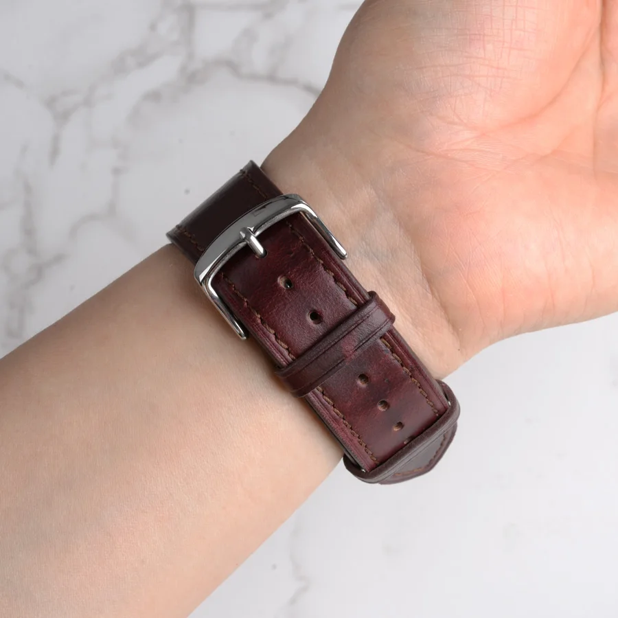 YMW Horween ũ  Ʈ,  ġ , 45mm, 44mm, 41mm, 49mm,    ð , iWatch Ultar 8 7 6