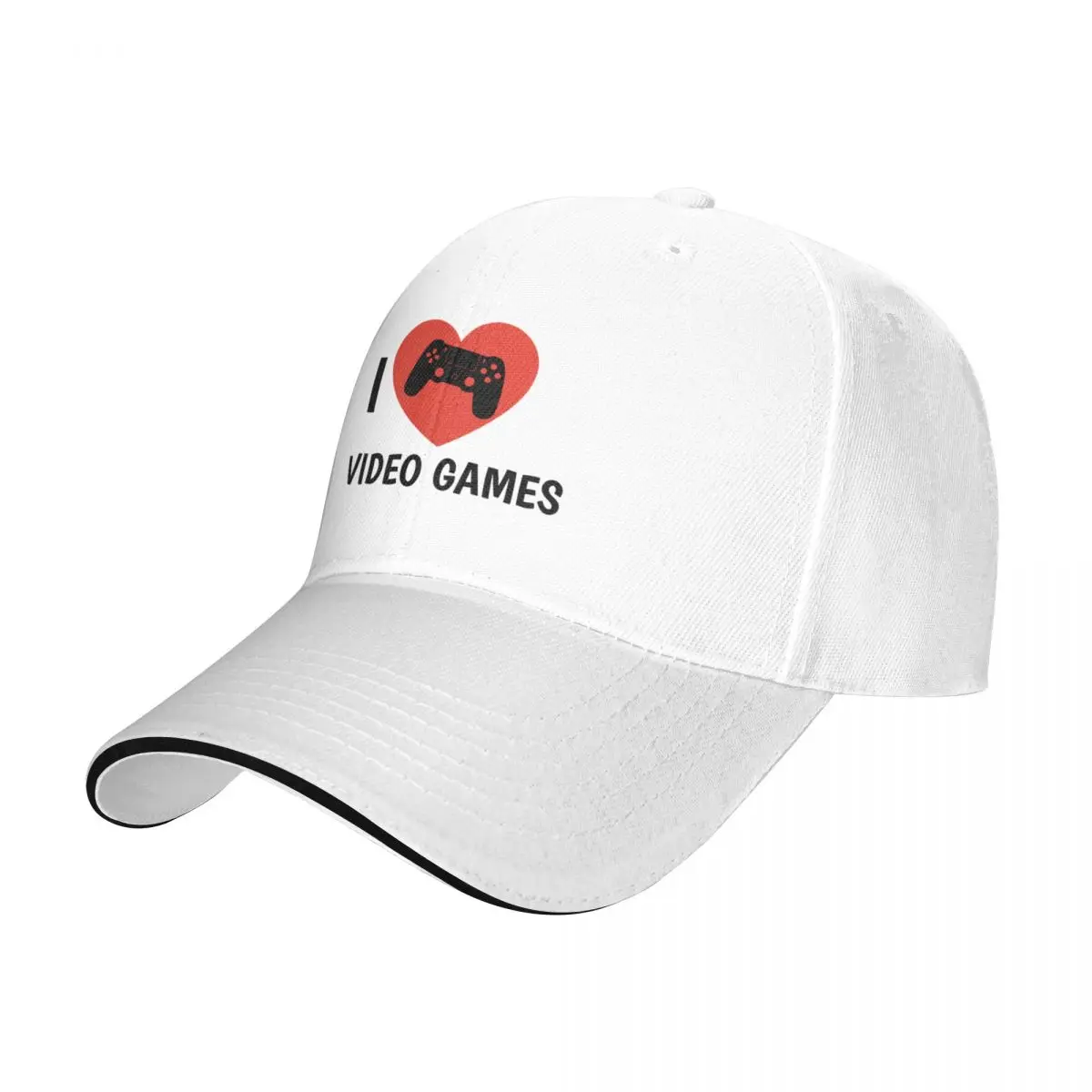 I Love Video Games Baseball Cap Beach Wild Ball Hat Baseball Men Women's