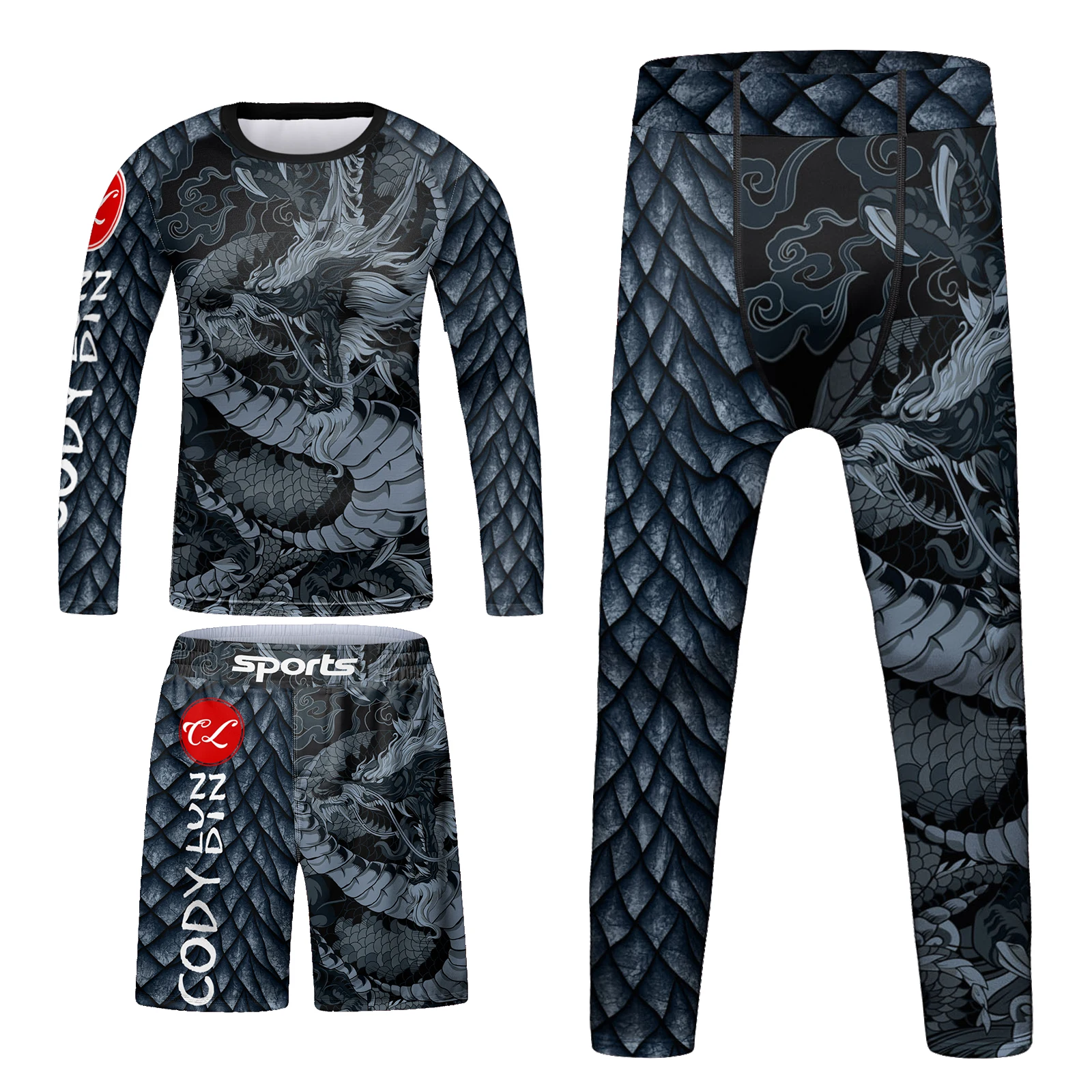 Cody Lundin Kids Active Wear Martial Art Wear Figting Club Uniforms Children Athletic Training Sportswear Gym Fitness Suit 3