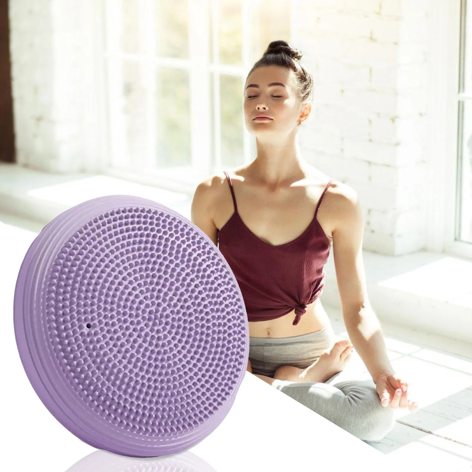 Balance pad Yoga Cushion Balance Disc Tactile Sensory Disc Pads Hand Pump Improving Posture Fitness Stability balance pad