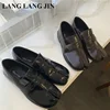Women Flats Tabi Ninja Moccasins Round Split Toe Shallow Lazy Slip On Slingback Mules Leather Shoes Soft Loafers Slip On  Ballet 1