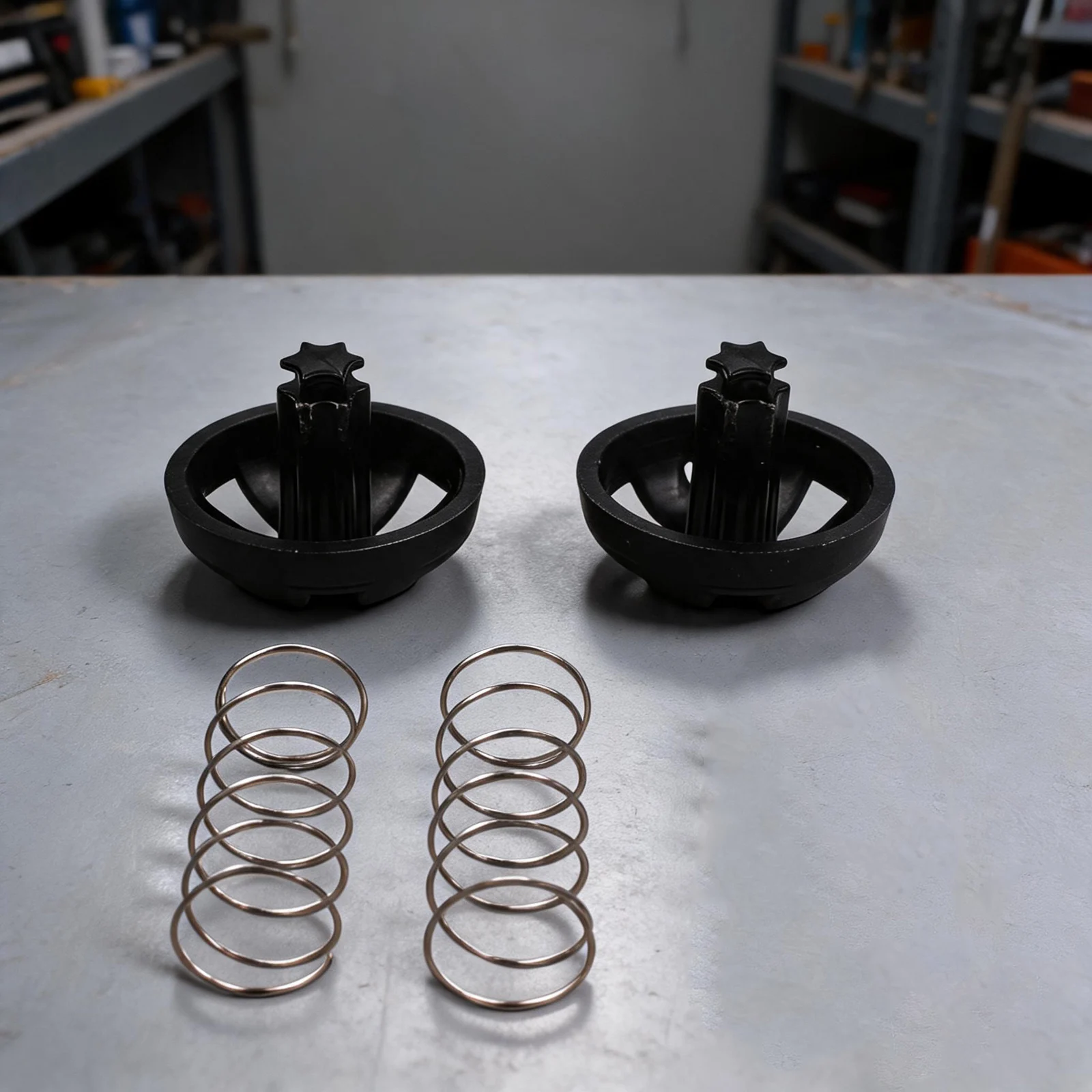 Parte della macchina per caffè a goccia: Fermaporta a molla, design a molla, montaggio senza attrezzi, facile da pulire, plastica resistente al calore, colore nero.