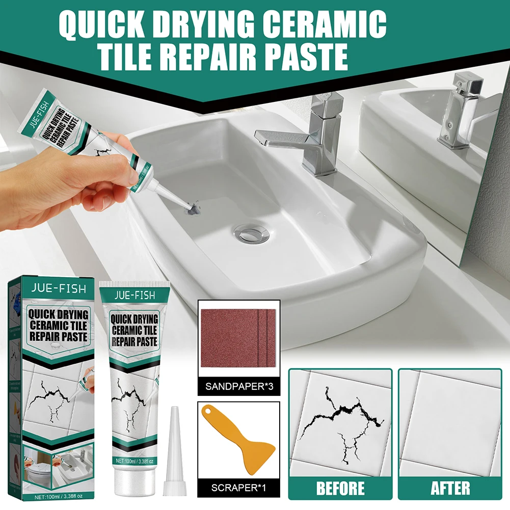 Description Picture 6 of itemPractical Ceramic Repair Paste Environmentally Universal Floor Tile Repair Cream Quick-Drying Waterproof for Floor Wall Tile