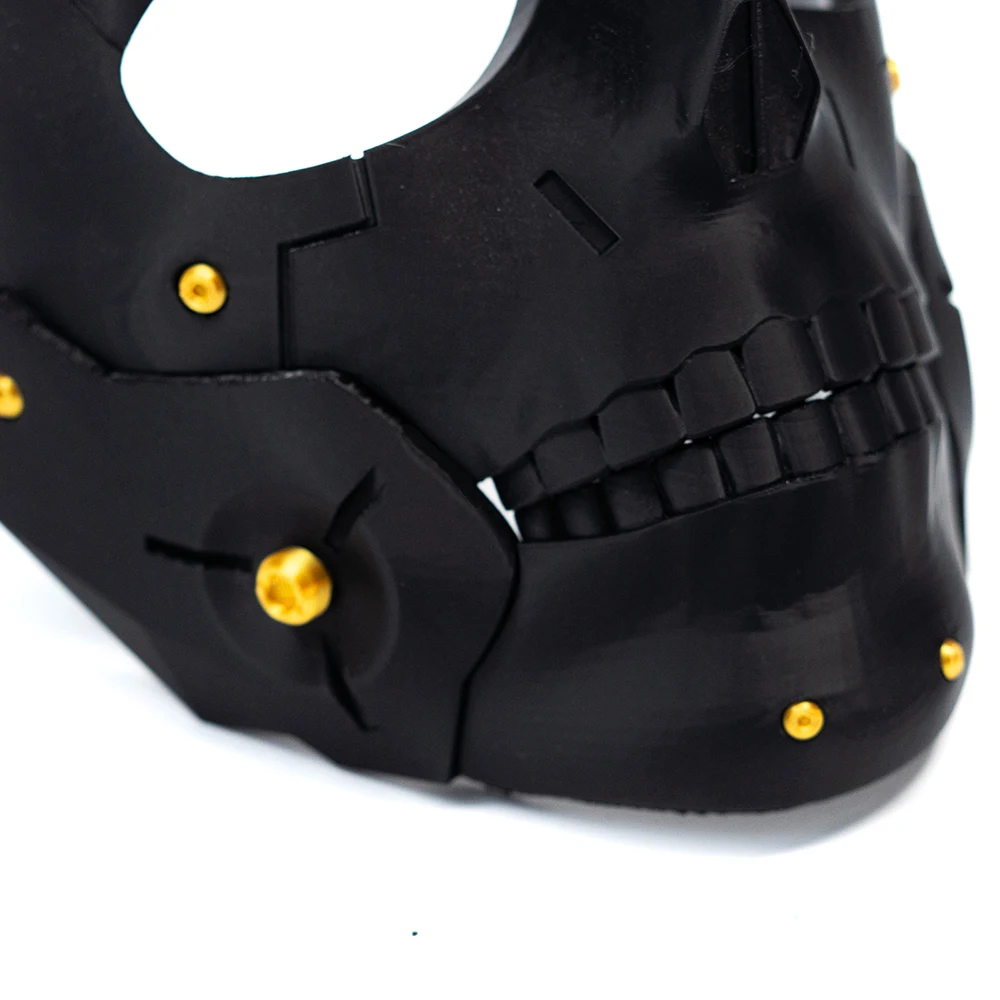 Death Stranding-Inspired Full Face Helmet with Skull Design for Cosplay Events