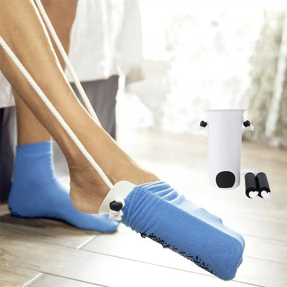 

Sock Wearing Tool Socks Pulling Rope Type Lazy People Assist Women The Wear Bending From Over Elderly Pregnant Socks W3P2