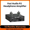 Fosi Audio P2 integrated Portable Headphone Amplifier Vacuum Tube Amp Mini HiFi Stereo Audio with Low Ground Noise for Headphone 1
