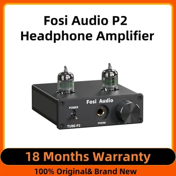 Fosi Audio P2 integrated Portable Headphone Amplifier Vacuum Tube Amp Mini HiFi Stereo Audio with Low Ground Noise for Headphone 1