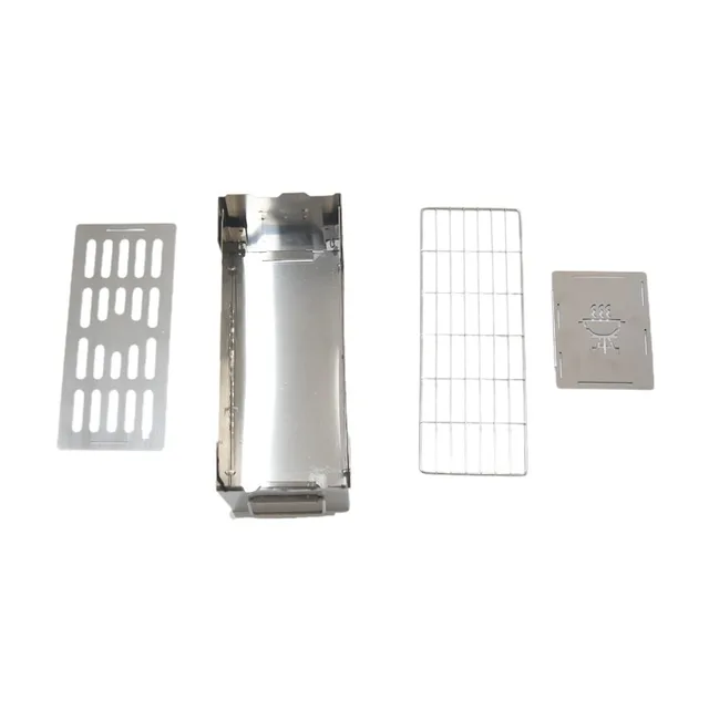 Kültéri Fűtési Kályha Tűzifa Kemping Hordozható Rozsdamentes Acél Összecsukható Máglya - Image 4