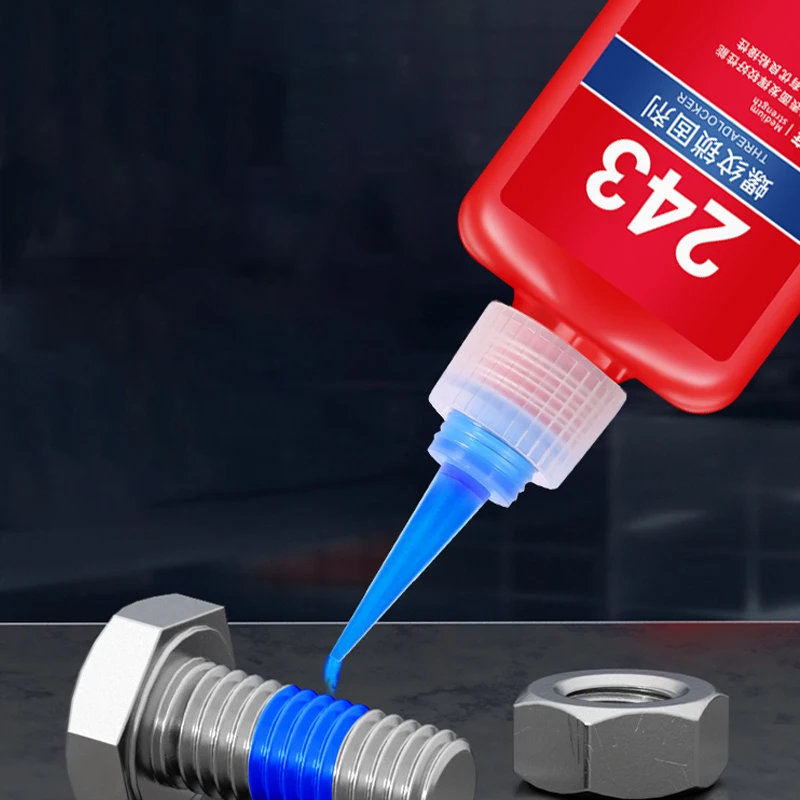 High strength screw locking adhesive thread fastening anti-loose glue metal seal anti-theft and high temperature resistant agent liquid glue,threadlocker glue,sealant paste,anaerobic glue,metal repairing adhesive