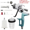 Spray Gun Nozzle 1.3 And1.8mm With 400CC Mix Tank And Adpater Car Paint Gun Varnish Paint Sprayer HVLP 4000B Air Spray Gun 2