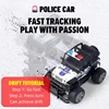 1/20 Big 2.4G Super Fast Police RC Car Remote Control Cars Toy with Lights Off Road Buggy Drift Vehicle toys for boys kid Child 4