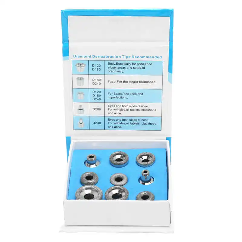 Microdermabrasion Tips Multi Size Dermabrasion Replacement Heads for