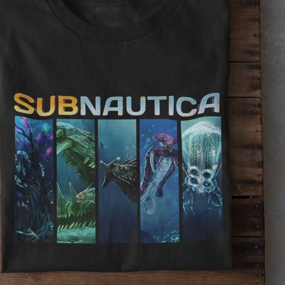 Maglietta Da Gioco Subnautica Indie Videogioco