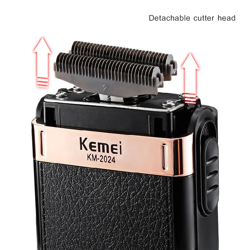 Kemei Electric Shaver for Men Twin Blade Waterproof Reciprocating Cordless Razor USB Rechargeable Shaving Machine Barber Trimmer electric shaver,razor blade,shaver blade head,electric shaver head,beard trimmer