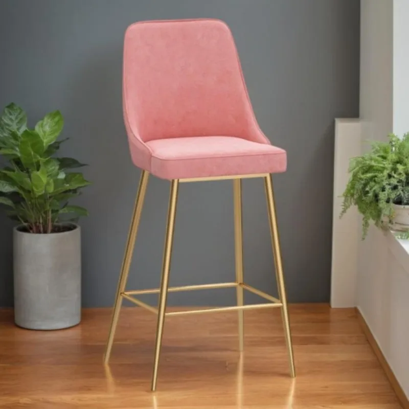 

Kitchen Counter Stools Adjustable Bar Chair Chairs For Living Room Make Up Modern Design Cafe Luxury Backrest Nordic Ergonomic