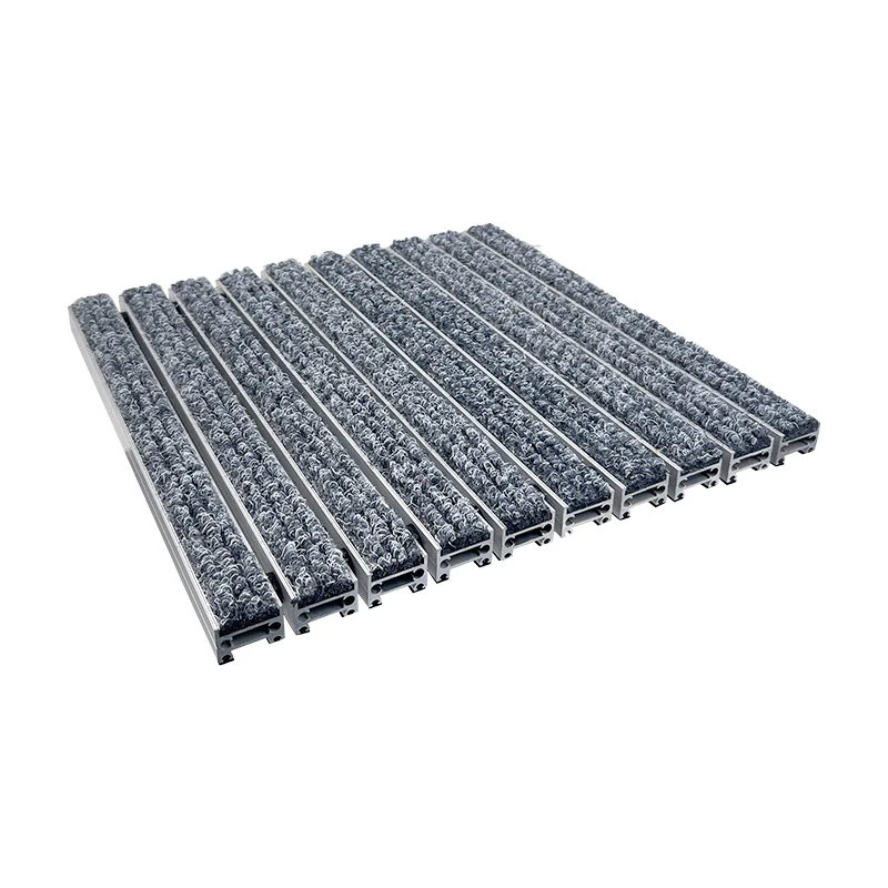 

Commercial Recessed Entrace Way Carpet Inserted Aluminum Floor Matting