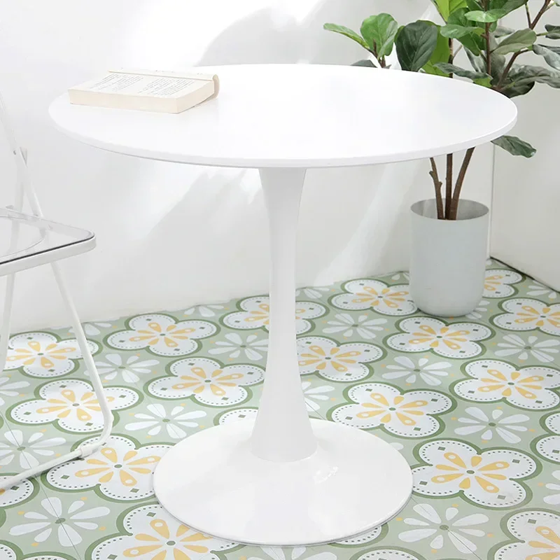 Nordic Table Milk Tea Shop Coffee Negotiation Small Round Balcony Leisure Small Household Dining Table