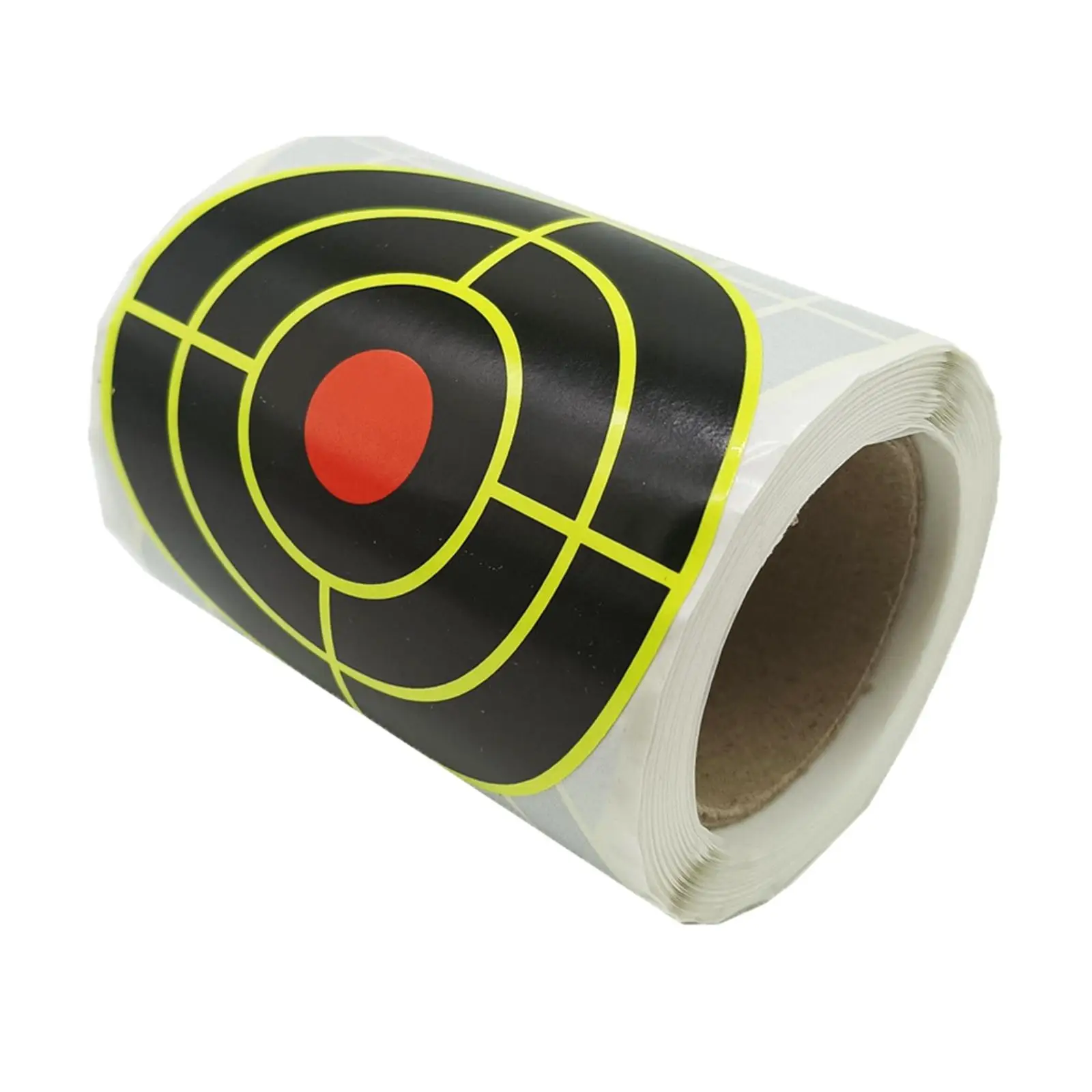 

100 Pieces Targets Paper Targets Roll 3 inch Target Self Reactive Target Round Stickers Exercise