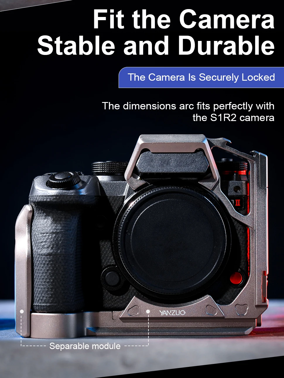 Suitable For Panasonic S1R2 Camera Rabbit Cage Lumix S1M2 Rabbit Cage Metal Came
