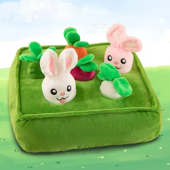 Interactive Dog Toys Vegetable Carrot Plush Toy For Dogs Cats Snuffle Mat Durable Chew Teething And Training Toy Pet Supplies 5