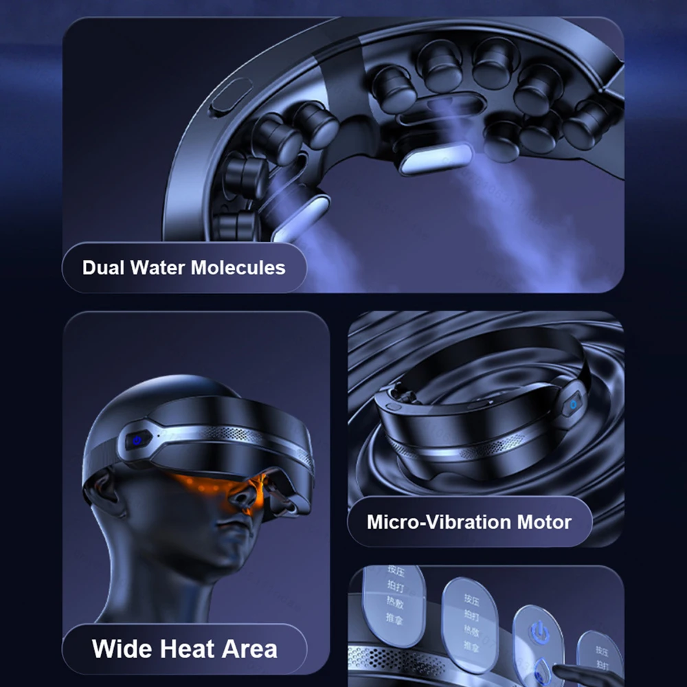 Eye Massager Hot Compress Steam Eye Care Device Relieve Eye Fatigue Dry Atomization Eye Moisturizer Vibration Massage