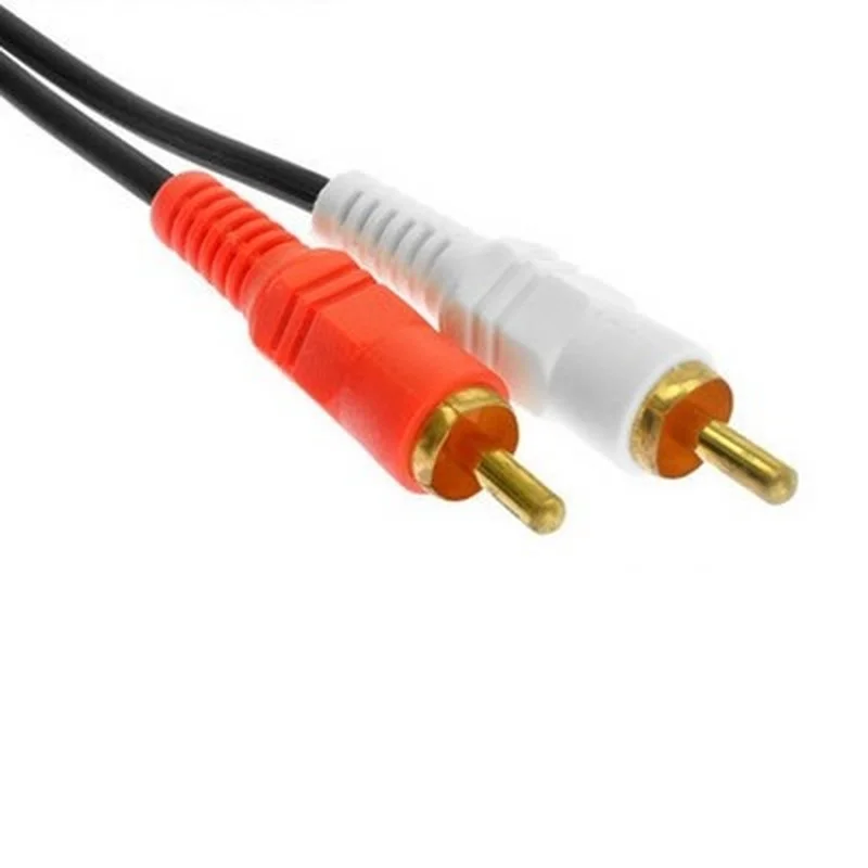 Audio Video Cable 2RCA Male to 2 RCA Male 1.5M for DVD Sound TV box
