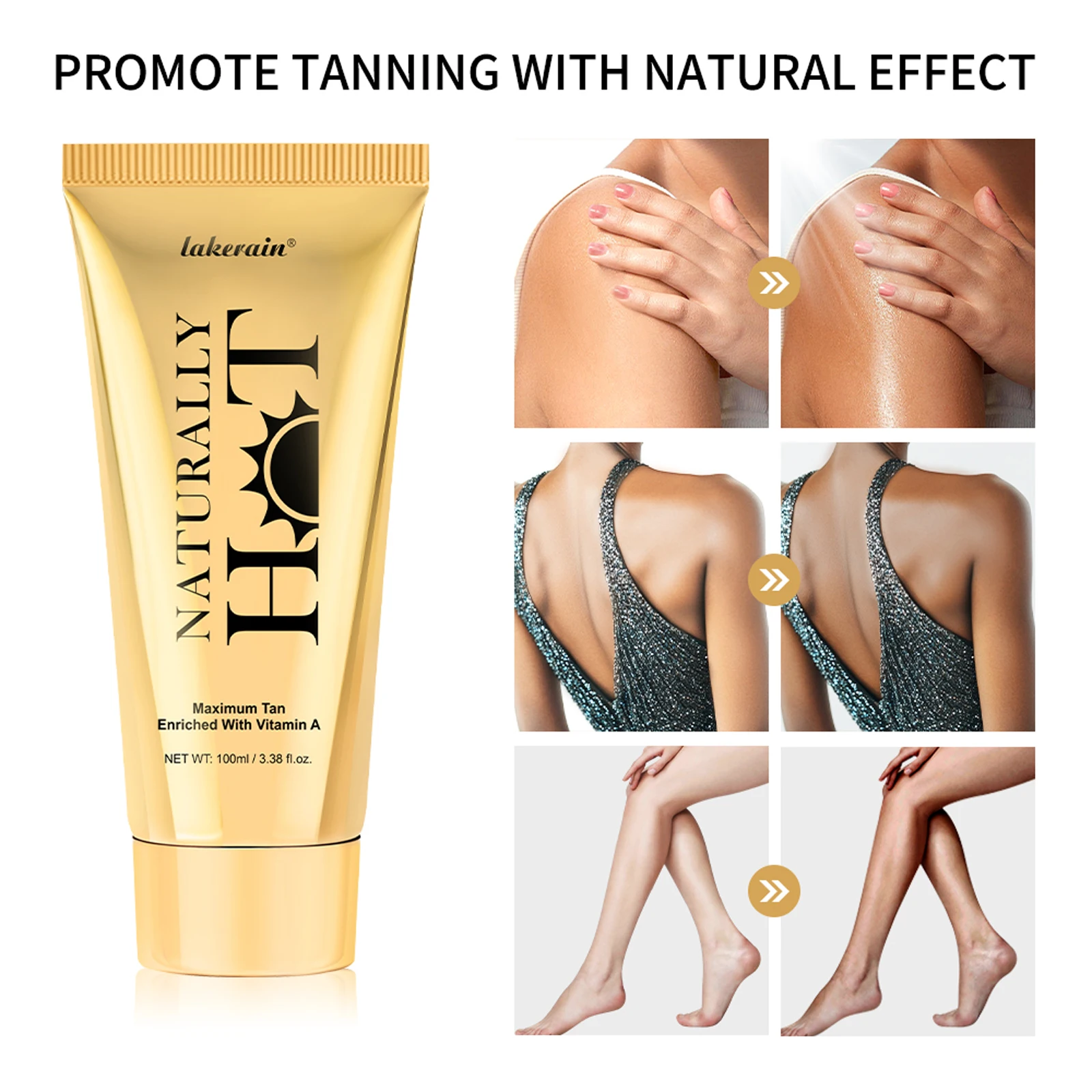 Ag Hot Long-Lasting Promote Tanning Cream Maximum Intensifier Cream Natural Tanning Smooth Application Bronzers Skin