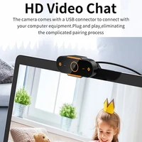 USB Computer Webcam Camera 4K-480P HD Auto Focus Webcam CMOS PC Camera with Mic for Video Calling Network Teaching Meeting - Image 4
