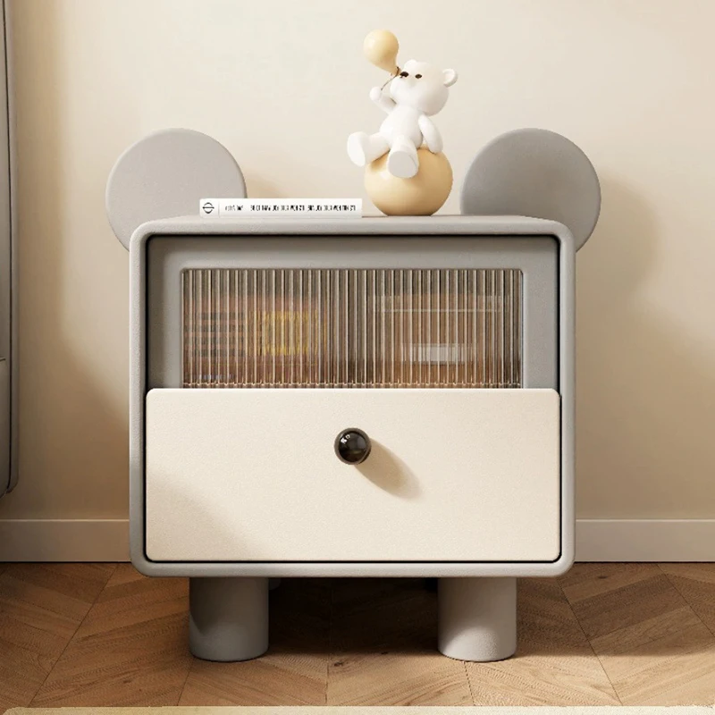 Furniture Children Nightstand Kids Night Table Bedside Cabinet Tables Nightstands Bedside Side Bed Nachtkastje Headboard Cute