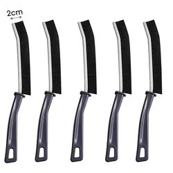 Durable Hard Bristle Grout and Tile Joint Cleaning Brush (Black- 5PC)