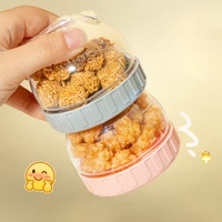Stackable Sealed Jar Food Storage Box Transparent Plastic Kitchen Organizer Multigrain Tank Dried Sealed Storage Jars Container 2
