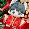 For 10cm Doll Clothes Outfit Red Color Warm Clothes Dress Up Doll Accessories Cultivate Hands-on Ability 3