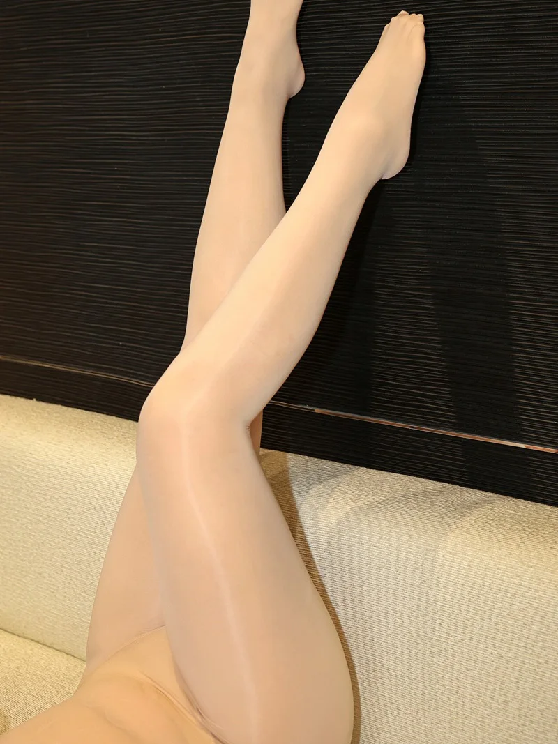 Plus Size Women's Tights Premium 20D Liquid Pearl Water Light Silk Sexy Slim Stockings