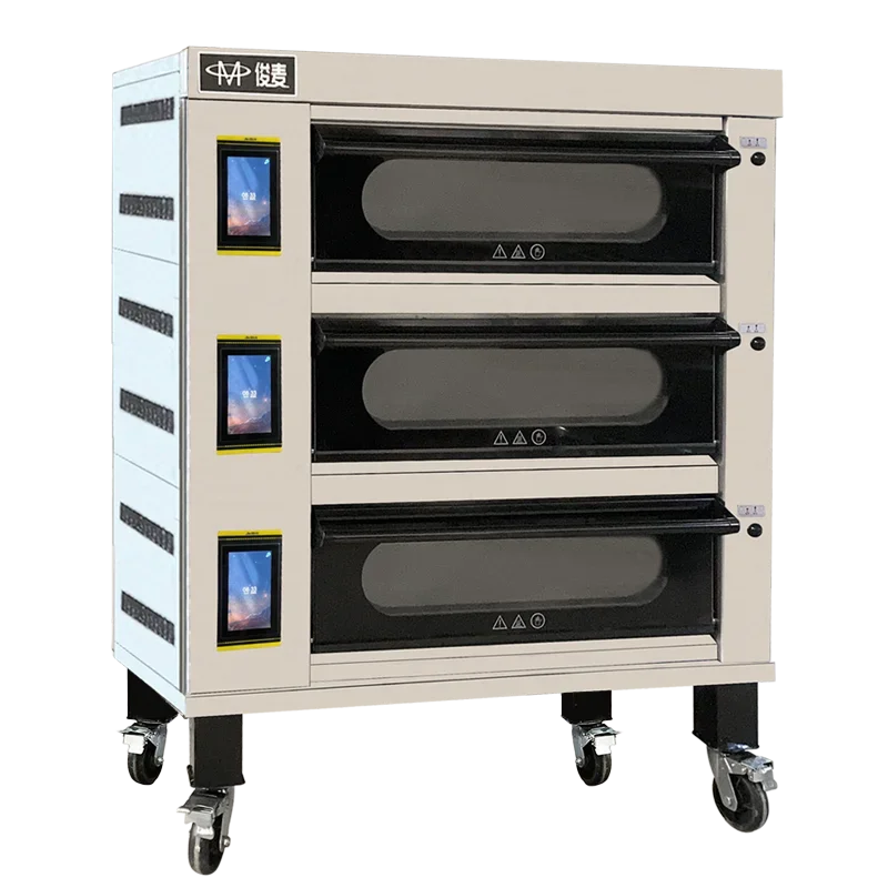 Intelligent Baking oven Touch commercial bakery machine stainless steel baking equipment 1 2 3 deck 2 4 6 trays electric oven