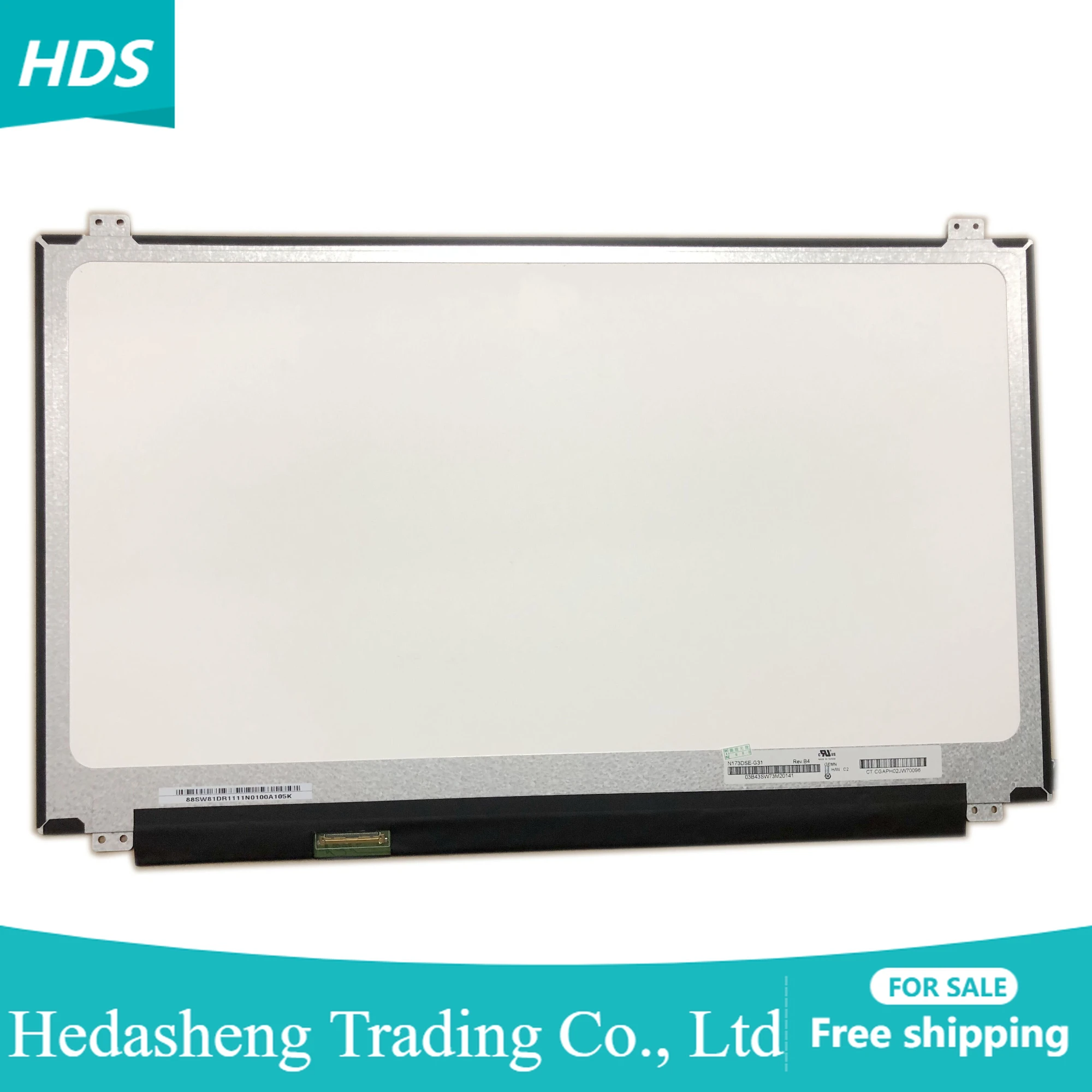 

N173DSE-G31 Rev.B4 4K 17.3"Inch 3840X2160 UHD Display Panel eDP 40PIN Non-Touch LED LCD Screen