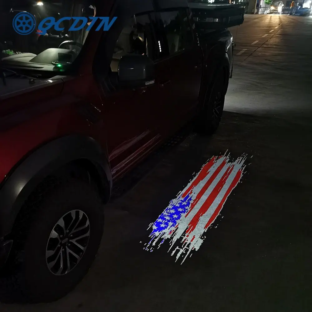 

QCDIN for FORD F150 LED Side Mirror Logo Puddle Light for Ford F150 F250 F350 Super Duty LED Logo Tow Mirror Lights