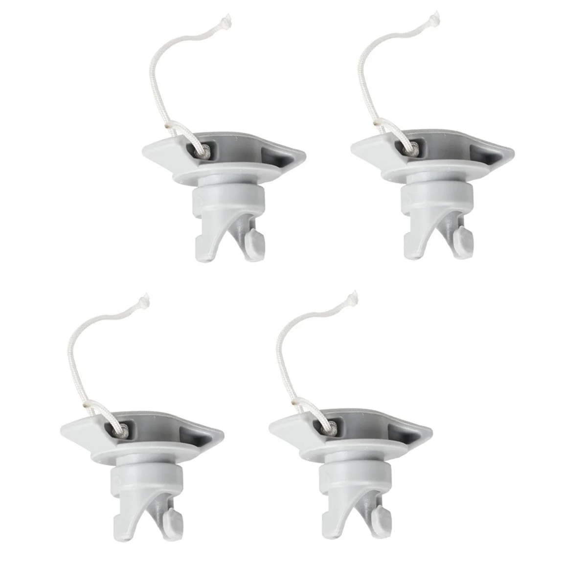 

4Pcs Inflatable Raft Valves Lids Cap Dinghy Valves Plug Boat Accessories