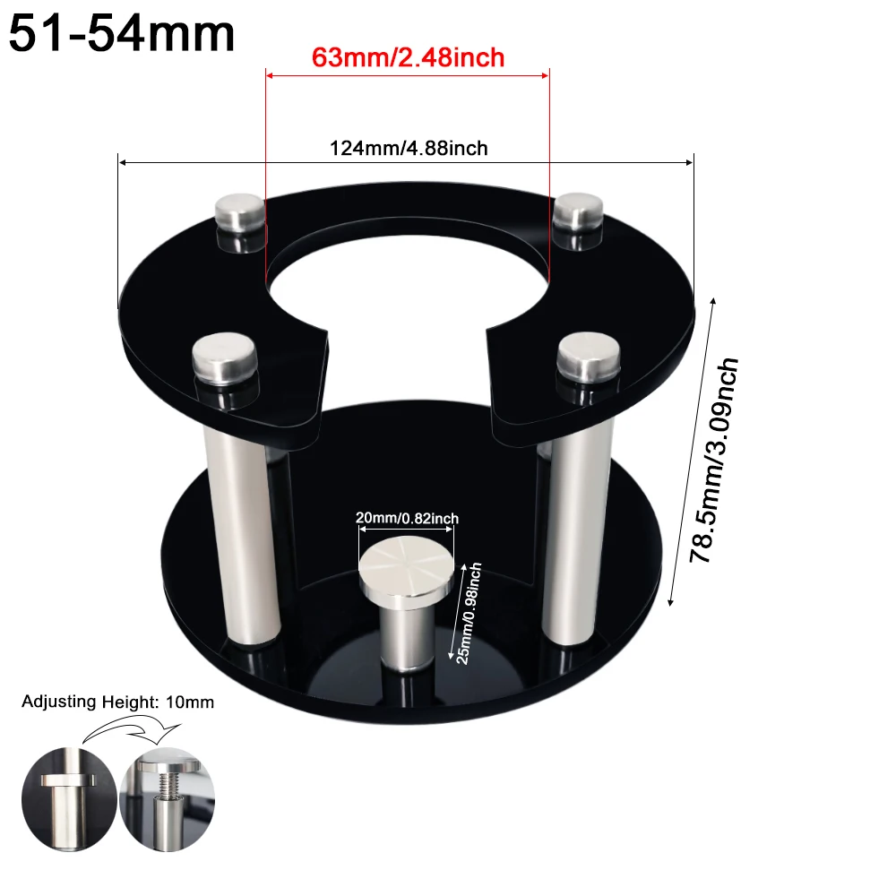 Description Picture 6 of item51/54/58mm Coffee Portafilter Holder,Espresso Tamper Stand, Espresso Holder Fits 51/54/58mm Portafilters(Only Sell Stand)